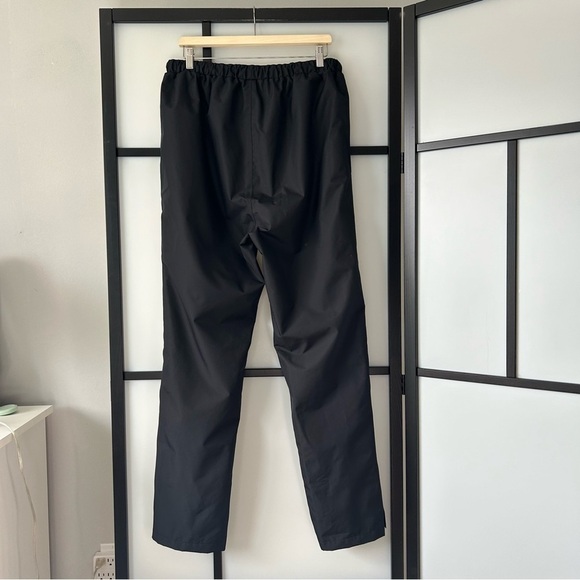 [XL] Helly Hansen Black Outdoor Windbreak Pants Unisex Stretch Waist - Picture 7 of 11